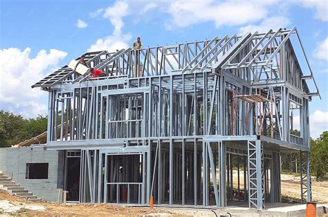 metal frame for building house|residential steel framing systems.